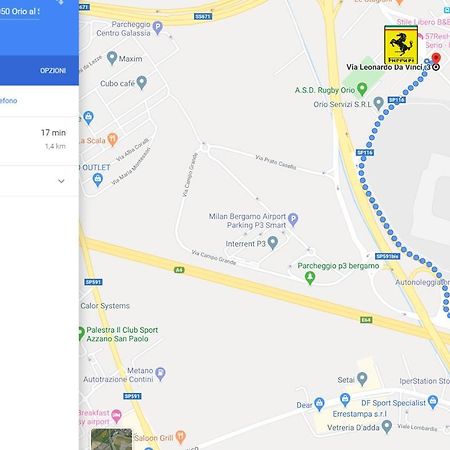 Ferrari Formula 1 Hotell Orio al Serio Eksteriør bilde
